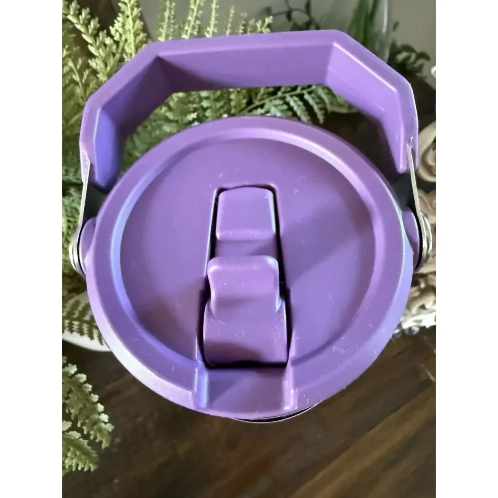NEW Stanley 30 oz IceFlow Flip Straw Tumbler Cup Lilac Purple Handle Bottle - Picture 6 of 9